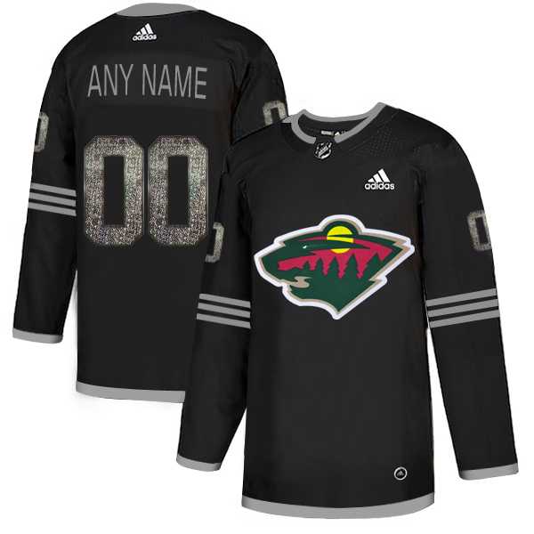 Customized Men's Wild Any Name & Number Black Shadow Logo Print Adidas Jersey,We sell and wholesale Customized Men's Wild Any Name & Number Black Shadow Logo Print Adidas Jersey on line form chian!